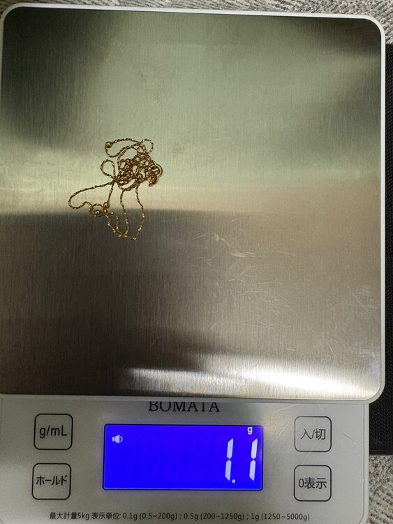 ネックレスとピアス（金・貴金属）の商品画像 - 査定依頼日：2025年4月24日 - 最高査定価格：340,000円