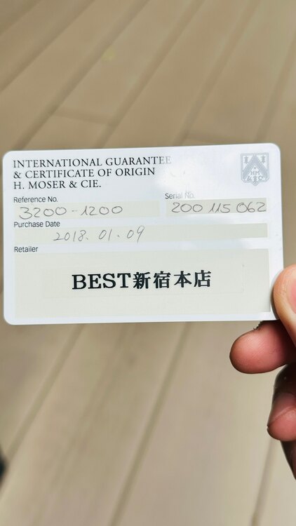 その他 H.モーザー 3200-120（高級時計）の商品画像 - 査定依頼日：2025年4月18日 - 最高査定価格：1,000,000円