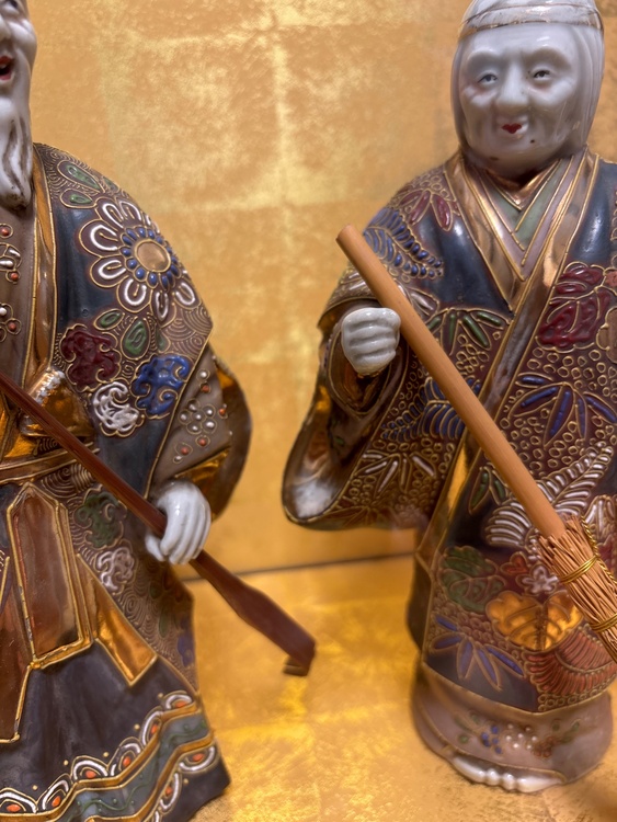 高砂人形　陶製（美術品・骨董品）の商品画像 - 査定依頼日：2026年5月13日 - 最高査定価格：1,000円