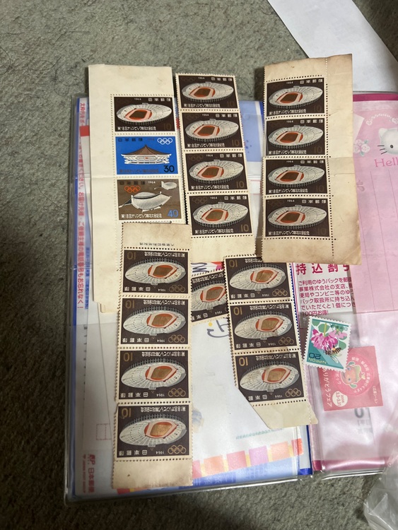 東京オリンピック切手（切手）の商品画像 - 査定依頼日：2025年10月28日 - 最高査定価格：100,000円