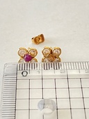 ルビー・ダイヤ付き　k18 ピアス（宝石）の商品画像 - 査定依頼日：2026年2月3日 - 最高査定価格：20,000円