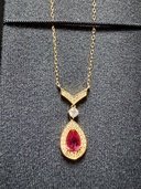 ルビー　ネックレス