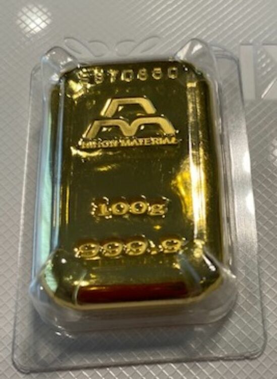 ｋ２４金インゴットＮＭ１００（金・貴金属）の商品画像 - 査定依頼日：2025年7月21日 - 最高査定価格：1,757,000円