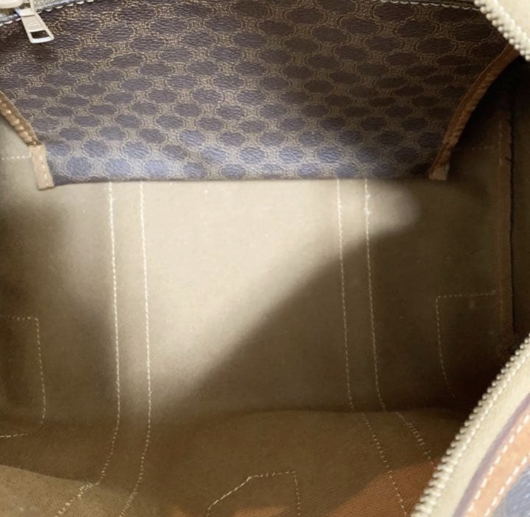 【CELINE】 マカダム柄　ロゴレザー PVC×レザー ハンドバッ（ブランドバッグ）の商品画像 - 査定依頼日：2026年5月6日 - 最高査定価格：40,000円