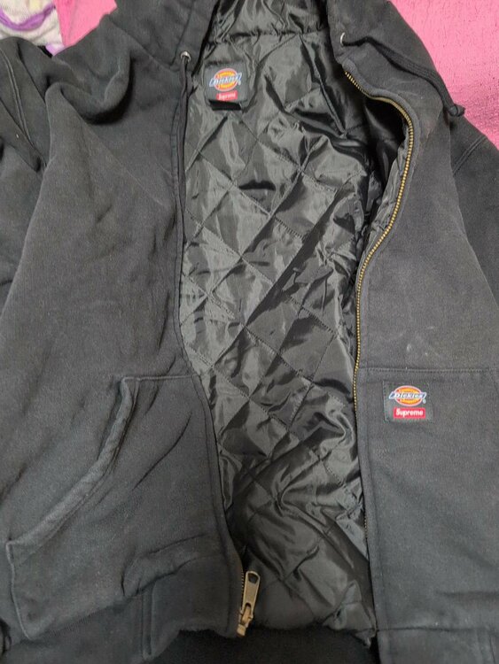 Supreme x Dickies Quilted Lined Zip Up H（古着・ファッション）の商品画像 - 査定依頼日：2026年10月1日 - 最高査定価格：9,000円