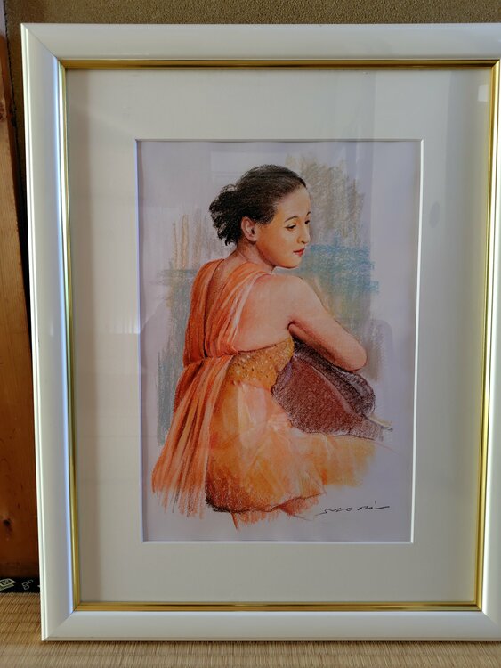 午后に憩う（美術品・骨董品）の商品画像 - 査定依頼日：2026年3月4日 - 最高査定価格：100,000円