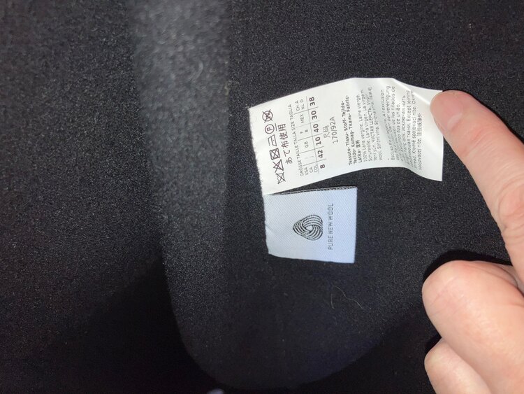 Sマックスマーラピュアバージンダブルフェイスコート（古着・ファッション）の商品画像 - 査定依頼日：2024年11月20日 - 最高査定価格：40,000円