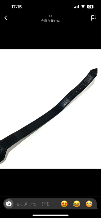 クロムハーツR&amp;R(ロックンロール）ブレスレット ブラック ヘビーレザー（古着・ファッション）の商品画像 - 査定依頼日：2025年12月12日 - 最高査定価格：56,000円