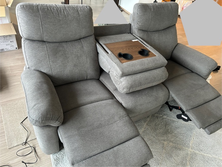 ニトリ　電動リクライニングソファ　3人掛け（家具・寝具）の商品画像 - 査定依頼日：2025年6月7日 - 最高査定価格：16,000円