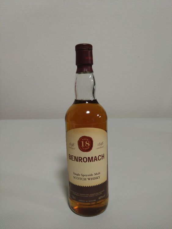 ベンロマック18年（お酒）の商品画像 - 査定依頼日：2025年11月17日 - 最高査定価格：16,000円