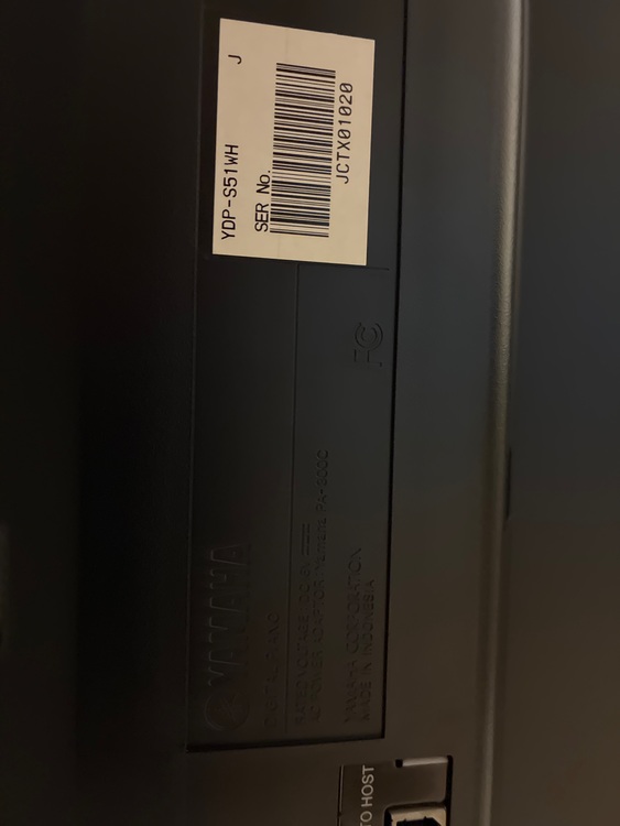 YDP-S51（ピアノ・楽器・PA機材）の商品画像 - 査定依頼日：2025年10月22日 - 最高査定価格：3,000円