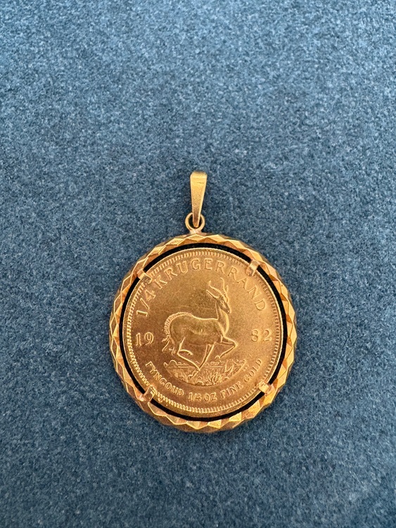 クルーガーランドコインペンダントトップ（金・貴金属）の商品画像 - 査定依頼日：2025年10月18日 - 最高査定価格：206,000円