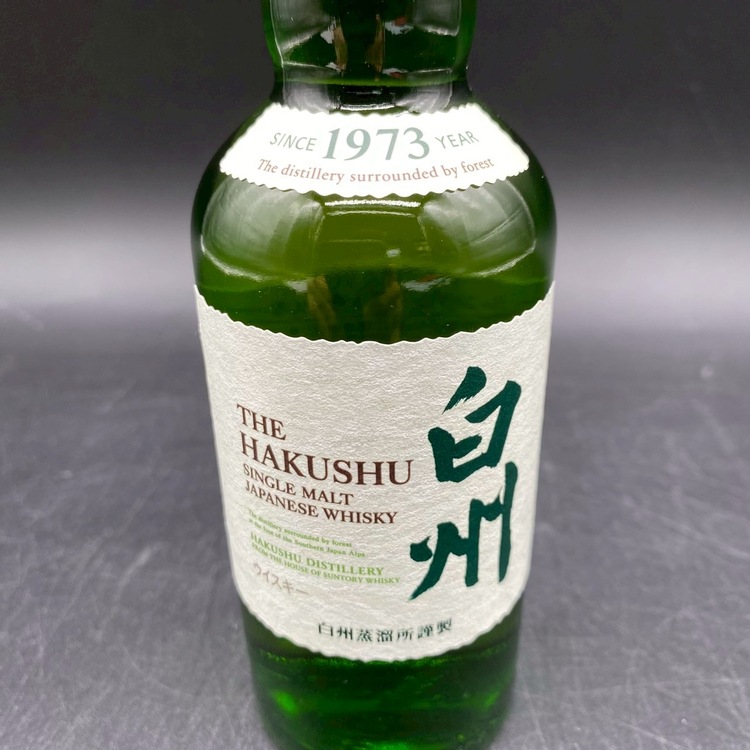 白州　43度　180ml（お酒）の商品画像 - 査定依頼日：2026年6月9日 - 最高査定価格：1,000円