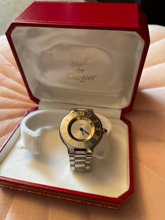 カルティエ　マスト21（高級時計）の商品画像 - 査定依頼日：2025年5月8日 - 最高査定価格：150,000円