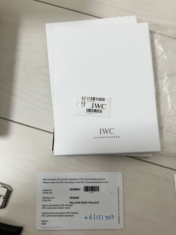 IWC ポルトフィーノ（高級時計）の商品画像 - 査定依頼日：2026年9月28日 - 最高査定価格：360,000円