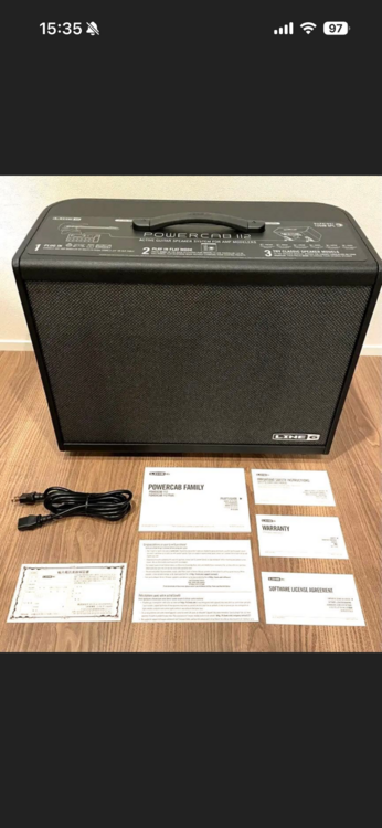 LINE6 POWER CAB 112 専用カバー付き（ピアノ・楽器・PA機材）の商品画像 - 査定依頼日：2026年9月7日 - 最高査定価格：15,000円