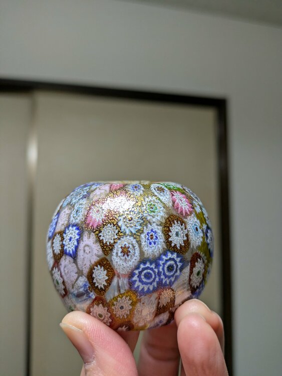 ミルフィオリ小鉢（美術品・骨董品）の商品画像 - 査定依頼日：2026年3月26日 - 最高査定価格：2,000円