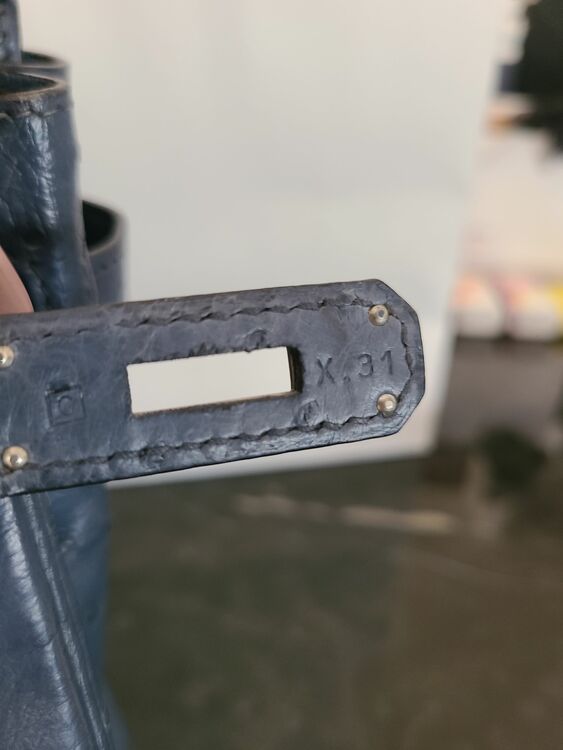 バーキン30 オーストリッチ ブルー系（ブランドバッグ）の商品画像 - 査定依頼日：2025年8月30日 - 最高査定価格：1,900,000円