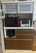 キッチンボード　食器棚　（家具・寝具）の商品画像 - 査定依頼日：2025年2月8日 - 最高査定価格：1,000円