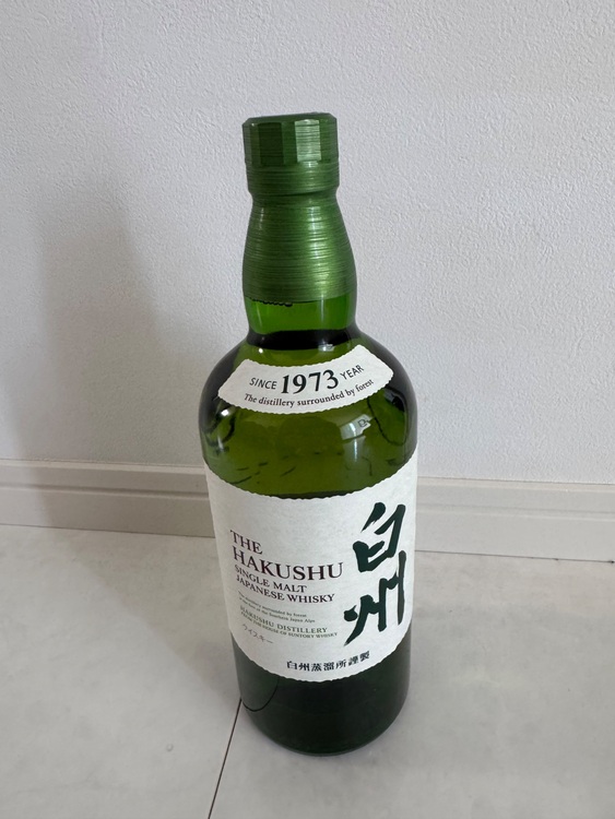 白州（お酒）の商品画像 - 査定依頼日：2025年7月26日 - 最高査定価格：8,500円