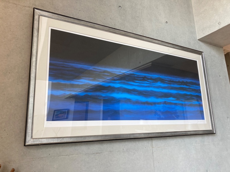 千住博　タイドウォーター　23/150　サイズ140＊61センチ（美術品・骨董品）の商品画像 - 査定依頼日：2026年4月16日 - 最高査定価格：250,000円