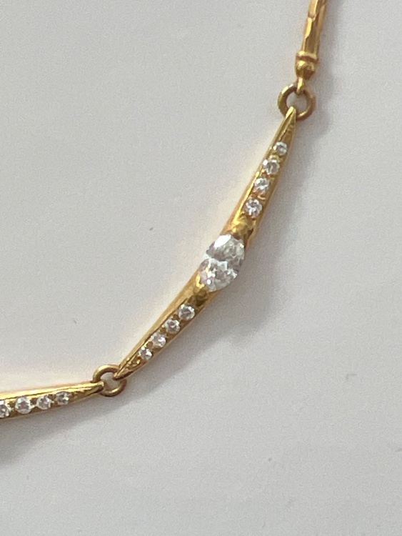 天然ダイヤモンドネックレス（宝石）の商品画像 - 査定依頼日：2025年11月19日 - 最高査定価格：210,000円