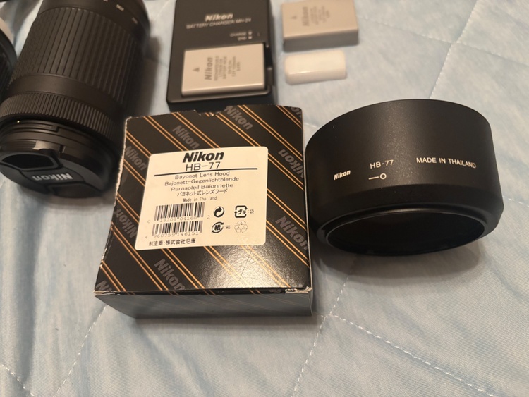 D5600ダブルズームキット（カメラ）の商品画像 - 査定依頼日：2026年1月19日 - 最高査定価格：45,000円