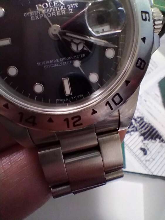 ロレックス エクスプローラー 16570（高級時計）の商品画像 - 査定依頼日：2025年2月6日 - 最高査定価格：1,000,000円