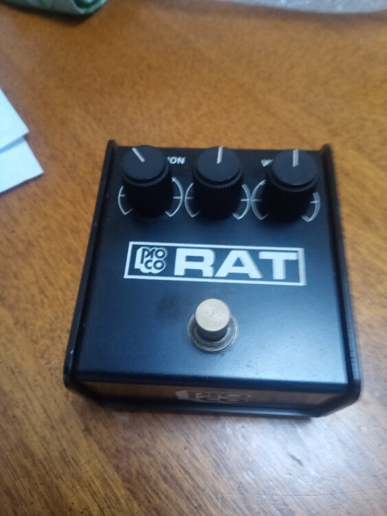 PROCO RAT1 black face LM308オペアンプ搭載（ピアノ・楽器・PA機材）の商品画像 - 査定依頼日：2026年5月8日 - 最高査定価格：40,000円