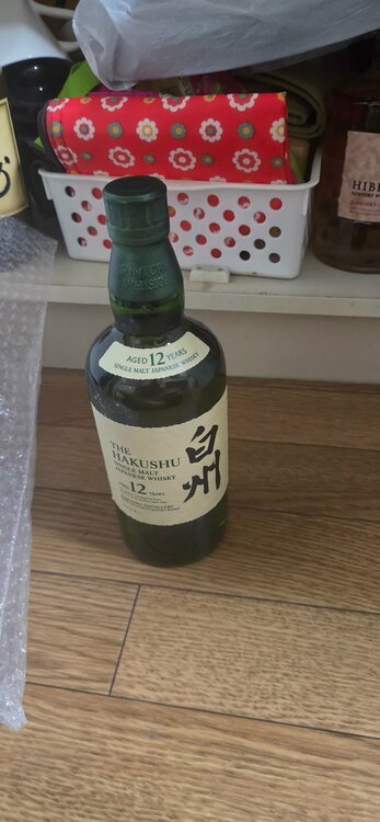 白州（お酒）の商品画像 - 査定依頼日：2026年5月18日 - 最高査定価格：19,500円