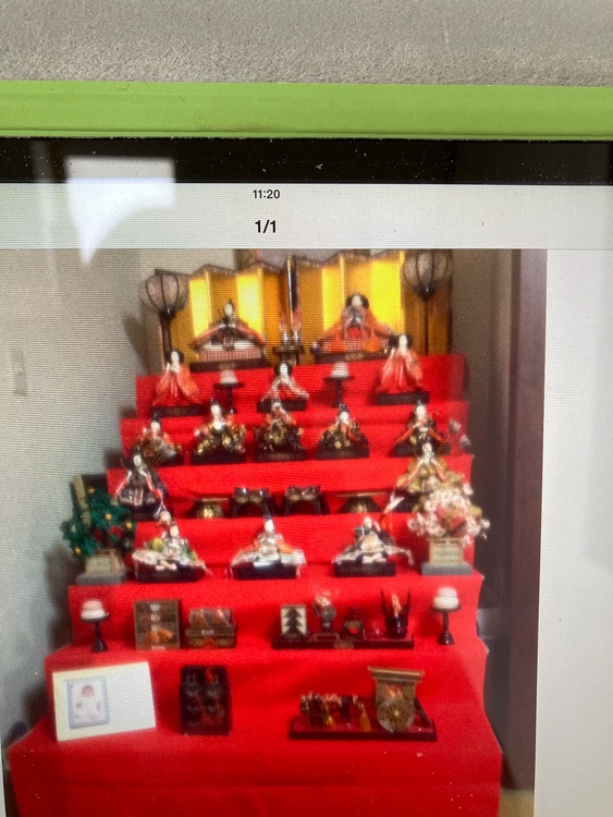 雛人形七段飾り15体、嫁入り道具など付き（美術品・骨董品）の商品画像 - 査定依頼日：2026年7月31日