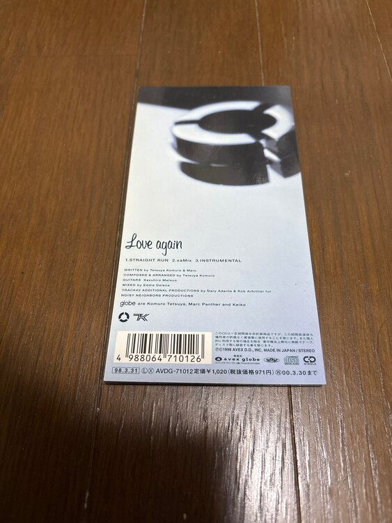 globe Love again（CD・DVD）の商品画像 - 査定依頼日：2025年1月22日
