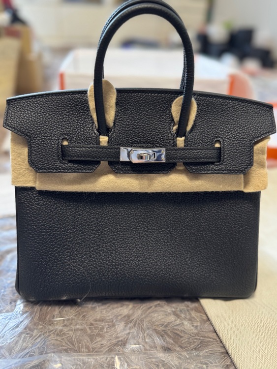 バーキン25 トゴK刻印 ブラック　シルバー金具（ブランドバッグ）の商品画像 - 査定依頼日：2025年9月20日 - 最高査定価格：3,200,000円