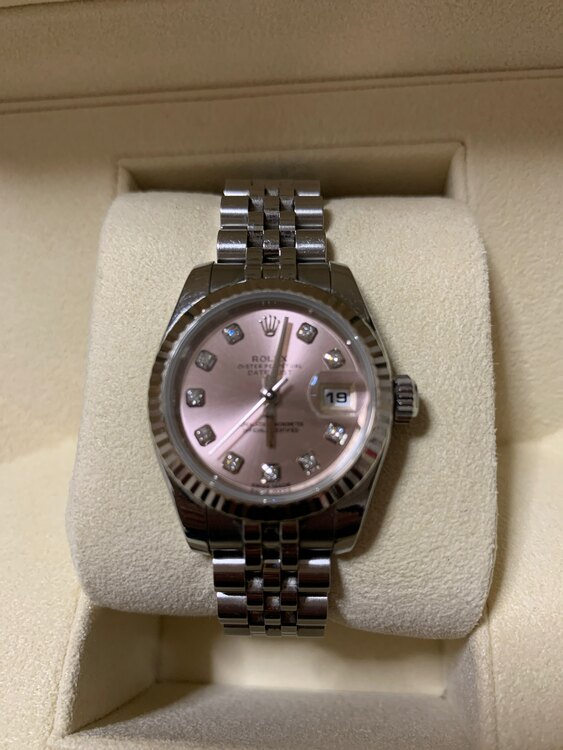 ロレックス デイトジャスト 17917（高級時計）の商品画像 - 査定依頼日：2025年1月28日 - 最高査定価格：700,000円