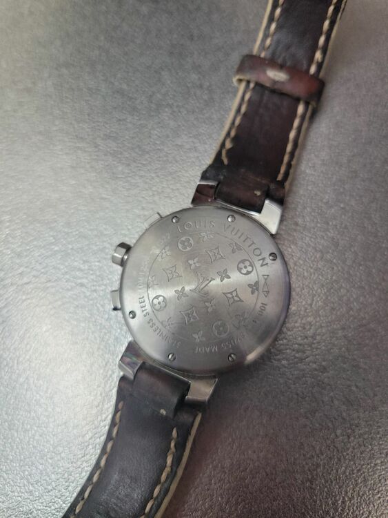 ルイ・ヴィトン タンブール クロノグラフ デイト Q1322 クォーツ（高級時計）の商品画像 - 査定依頼日：2025年7月13日 - 最高査定価格：90,000円