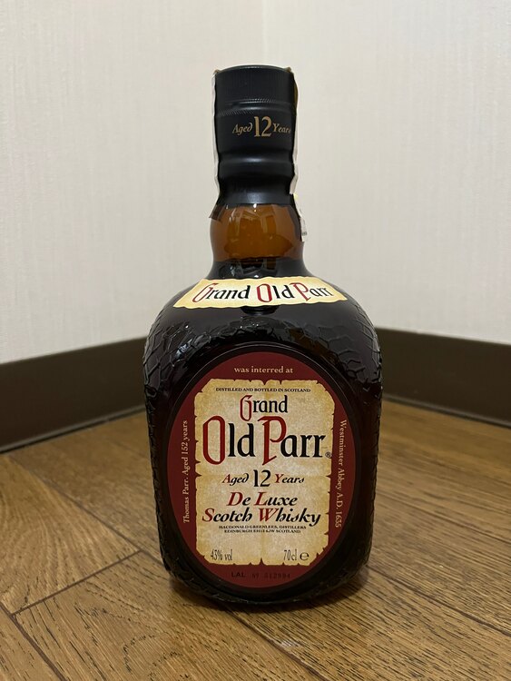 オールドパー12年（お酒）の商品画像 - 査定依頼日：2025年2月20日 - 最高査定価格：1,100円