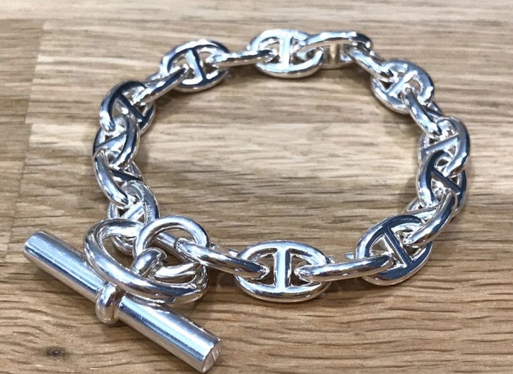 エルメス シェーヌダンクルGM（金・貴金属）の商品画像 - 査定依頼日：2026年4月21日 - 最高査定価格：100,000円