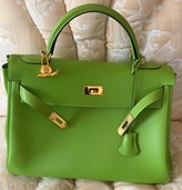 ケリーbag（ケリームー）bag32㎝・ヴォーガリバー・D刻印（ブランドバッグ）の商品画像 - 査定依頼日：2026年3月21日 - 最高査定価格：1,300,000円