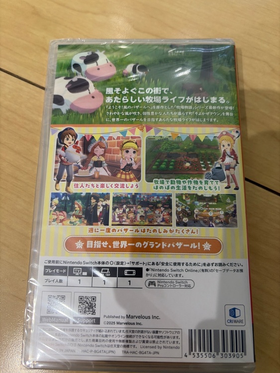 牧場物語風のグランドバザール（ゲーム機本体・ゲームソフト）の商品画像 - 査定依頼日：2026年7月5日 - 最高査定価格：2,000円
