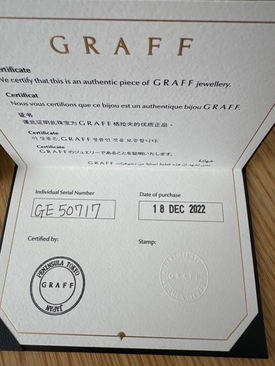 graff  WG プチダイヤモンドバタフライモチーフピアス（宝石）の商品画像 - 査定依頼日：2025年7月20日 - 最高査定価格：450,000円