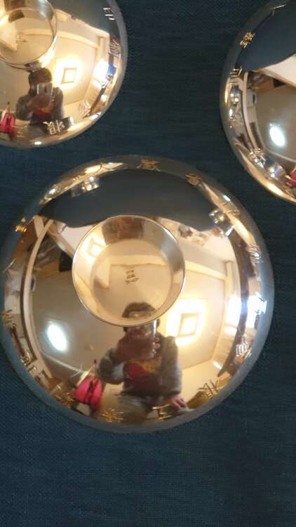 銀盃3点セット純銀造幣局ホールマーク入り約296g（金・貴金属）の商品画像 - 査定依頼日：2025年2月7日 - 最高査定価格：32,000円