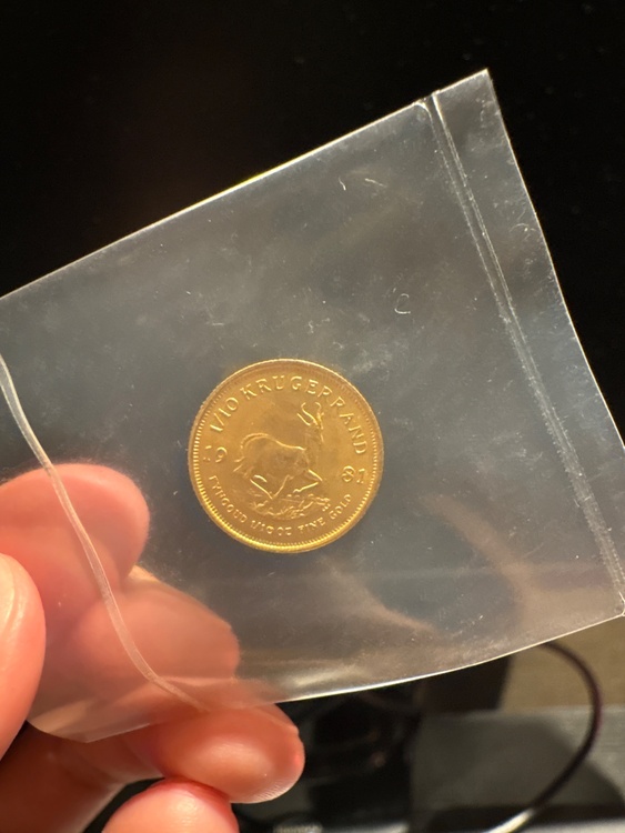 クルーガーランド 1/10oz 金貨（金・貴金属）の商品画像 - 査定依頼日：2026年5月2日 - 最高査定価格：77,000円