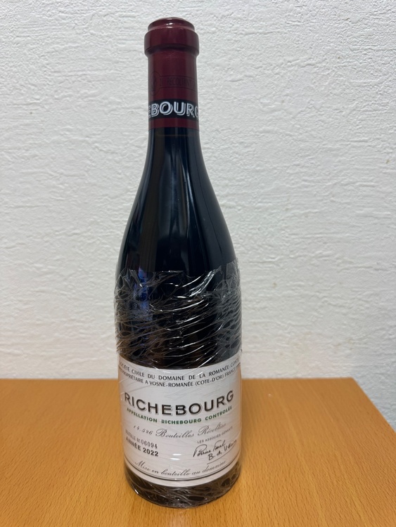 DRCリシュブール（お酒）の商品画像 - 査定依頼日：2026年2月6日 - 最高査定価格：415,000円