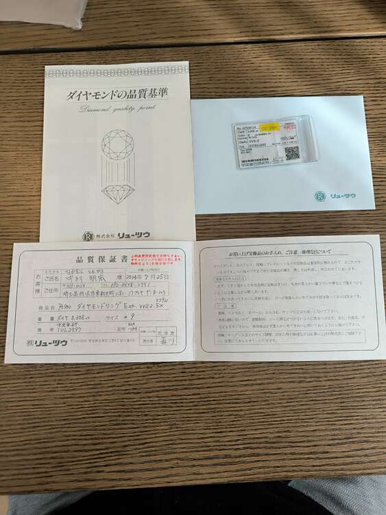 Pt900 ダイヤモンドリング Eカラー vvs2.トリプルEX（宝石）の商品画像 - 査定依頼日：2025年1月16日 - 最高査定価格：80,000円
