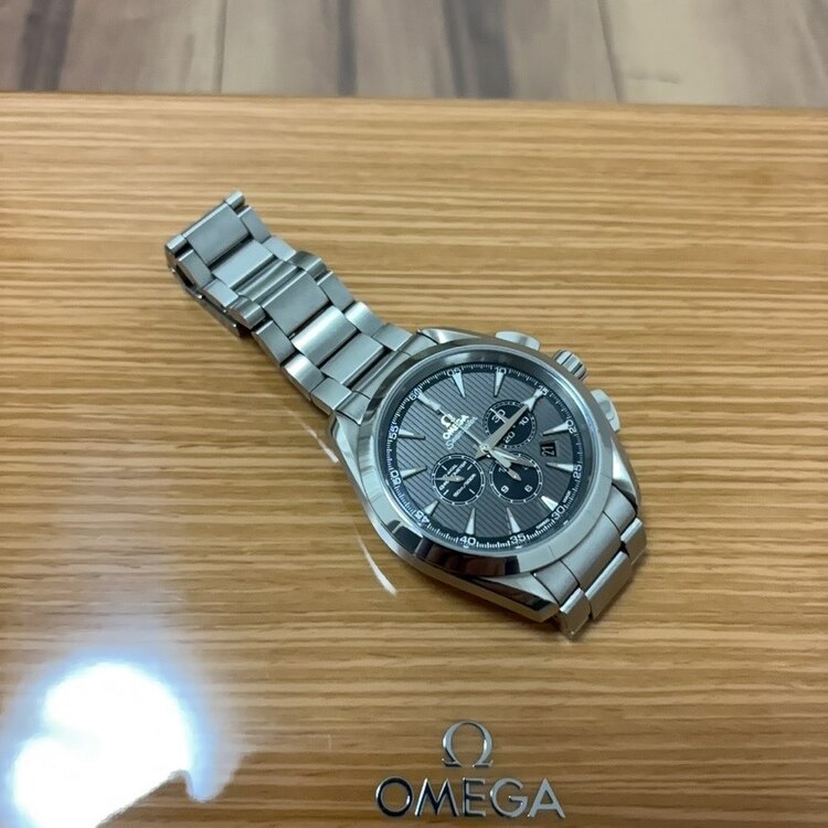 シーマスター　アクアテラ　150M　コーアクシャル　クロノグラフ　44mm（高級時計）の商品画像 - 査定依頼日：2025年5月21日 - 最高査定価格：420,000円