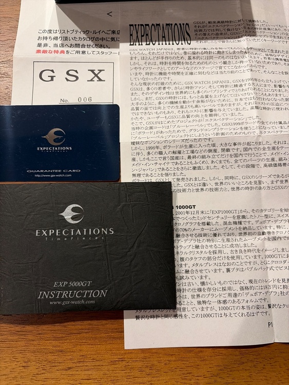 その他 その他 GSX  EXP5000Gt（高級時計）の商品画像 - 査定依頼日：2026年3月25日 - 最高査定価格：24,000円