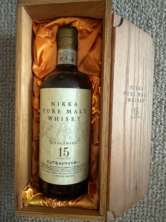 ニッカピュアモルト北原酒15年（お酒）の商品画像 - 査定依頼日：2025年3月27日 - 最高査定価格：35,000円