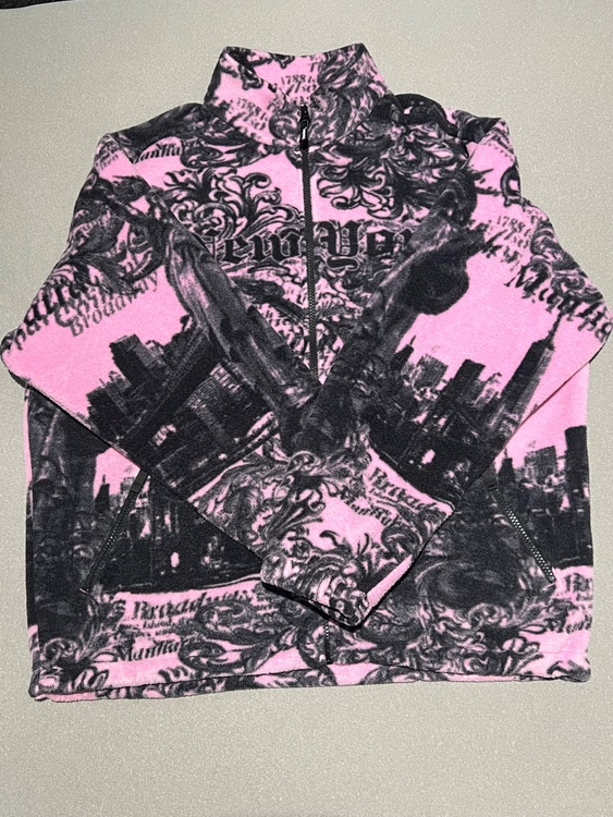 Supreme New York Fleece Jacket "Pink"（古着・ファッション）の商品画像 - 査定依頼日：2026年3月29日 - 最高査定価格：13,000円