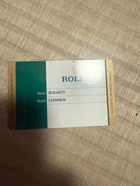 ロレックス デイトナ 116500LN（高級時計）の商品画像 - 査定依頼日：2026年2月11日 - 最高査定価格：4,200,000円