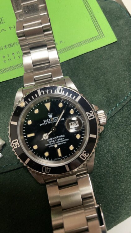 ロレックス サブマリーナー 1661（高級時計）の商品画像 - 査定依頼日：2025年5月14日 - 最高査定価格：1,150,000円